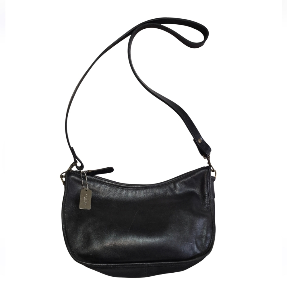 Coach Black Leather Crossbody Bag
